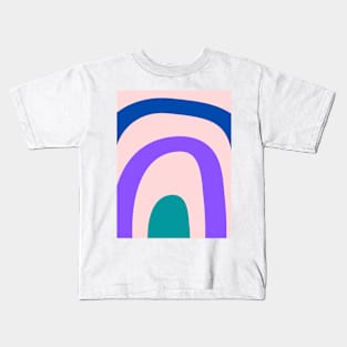 Boho pastel rainbow pattern Kids T-Shirt